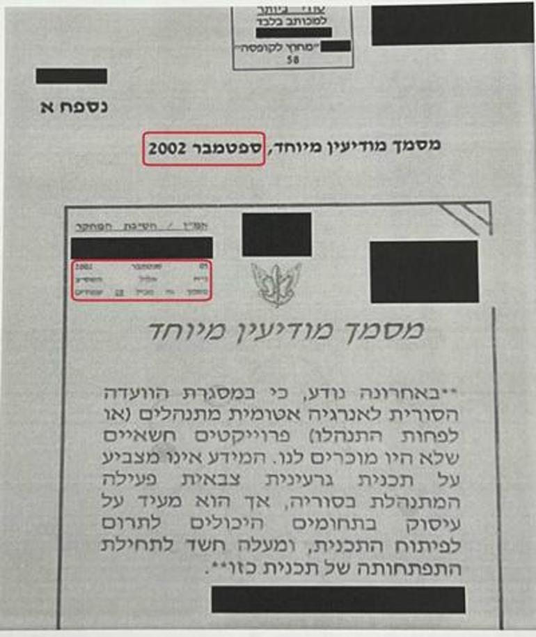 İsrail belgelerdeki gizliliği kaldırınca ortaya çıktı 15 yıl önce imha edildi