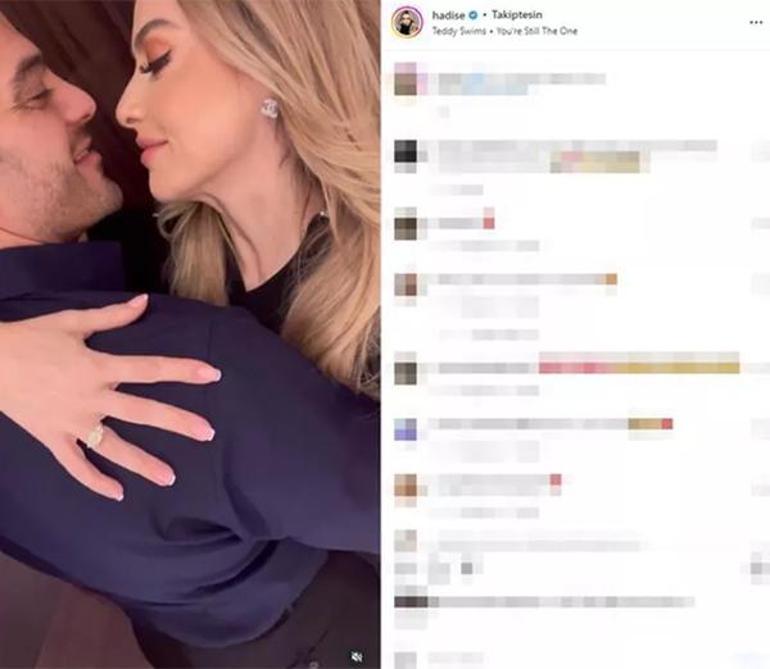 Yüzükler çıktı Hadise ve Mehmet Dinçerler arasında kriz mi var