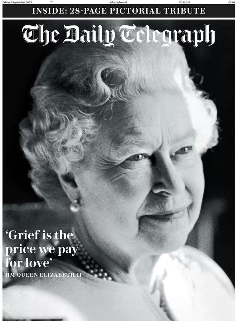 Kraliçe Elizabethin ölümü manşetlerde İngiliz basınından tarihe geçecek sayılar