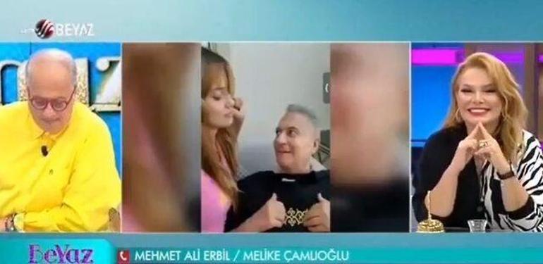 Mehmet Ali Erbil ve 40 yaş küçük Melike Çamlıoğlu aşk yaşıyor