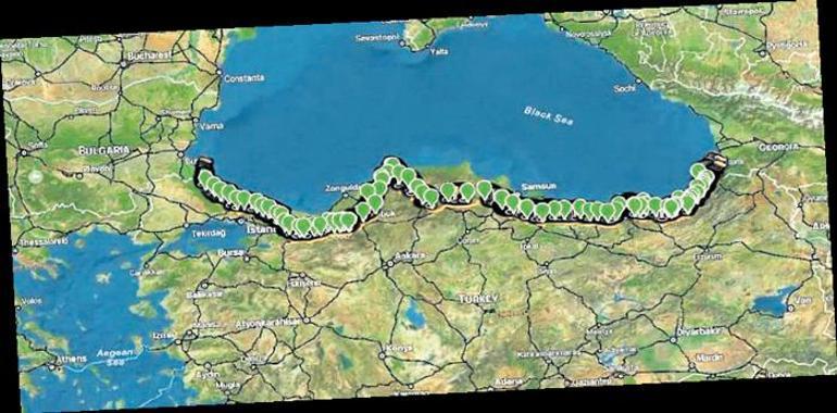 Karadeniz’in 2530 km’sini yürüyerek aştı