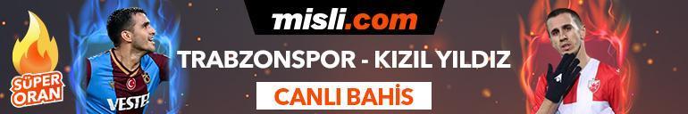 Trabzonspor - Kızılyıldız maçı Tek Maç, Süper Oran ve Canlı Bahis seçenekleriyle Misli.com’da