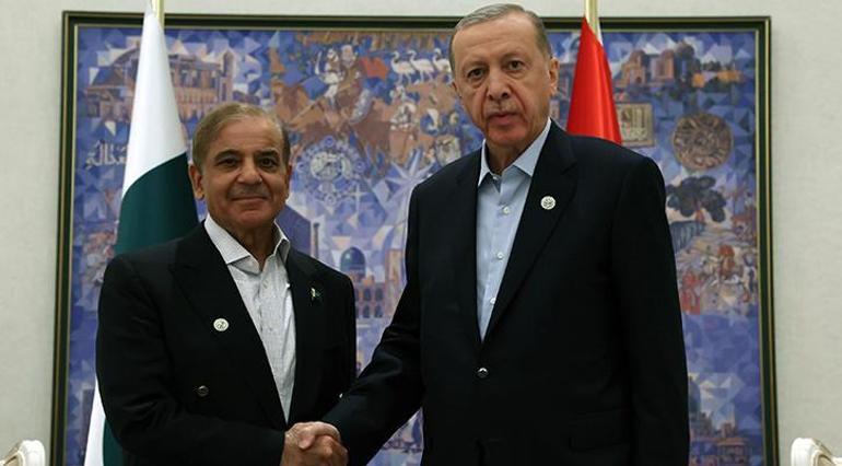 Cumhurbaşkanı Erdoğan Pakistan Başbakanı ile bir araya geldi