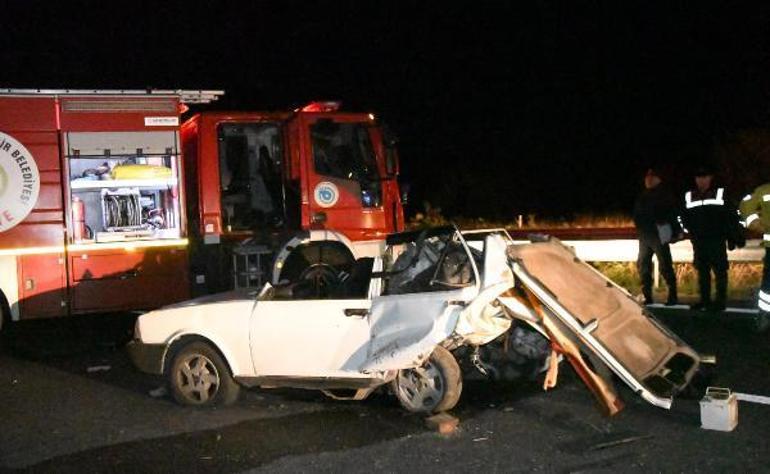 Tekirdağda feci kaza: 1 ölü, 3ü ağır 5 yaralı