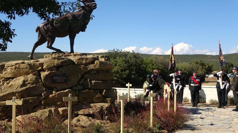 Çanakkalede, Kanadalı askerler anısına dikilen Caribou Anıtının açılışı yapıldı