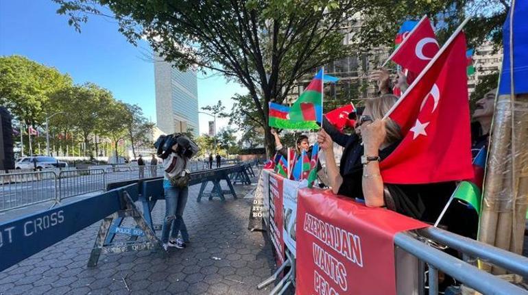 New York’taki BM Genel Merkezi önünde Ermenistan protestosu