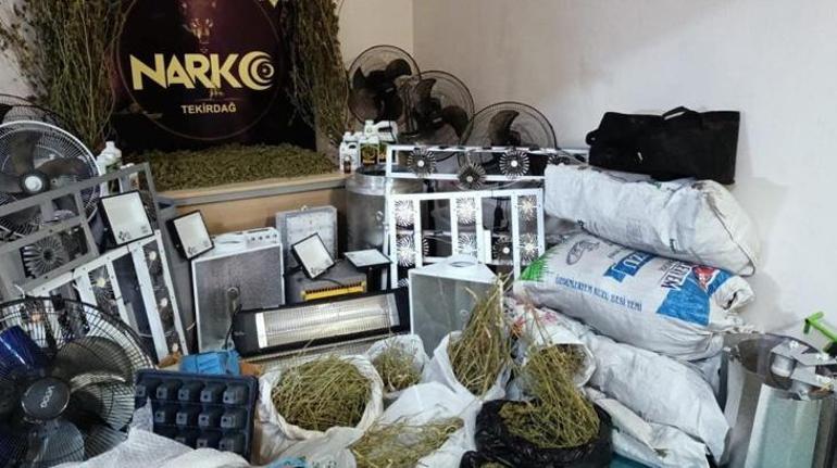 Tekirdağ’da çiftlik evine şok baskın 4 kişi tutuklandı