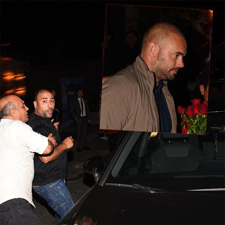 Wesley Sneijder, İstanbul gecelerine olaylı girdi