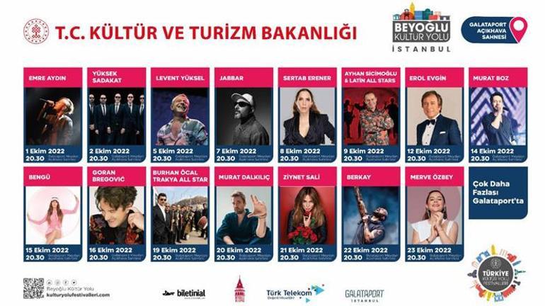 Beyoğlu Kültür Yolu Festivali 1 Ekim’de başladı