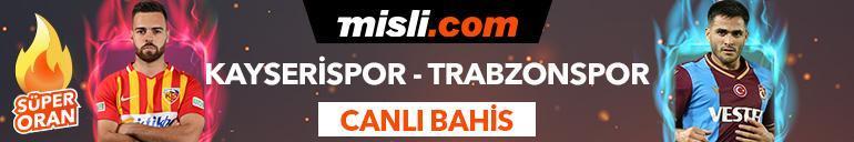 Kayserispor - Trabzonspor maçı Tek Maç, Süper Oran ve Canlı Bahis seçenekleriyle Misli.com’da