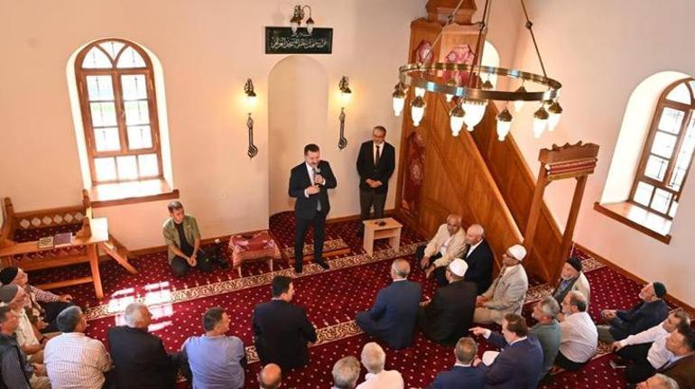 120 yıllık tarihi camide yeniden ezan sesi