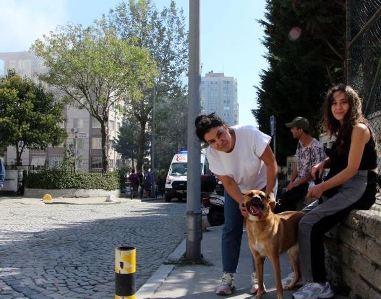 Şişlide 6 katlı apartmanda çıkan yangın sokağa döktü