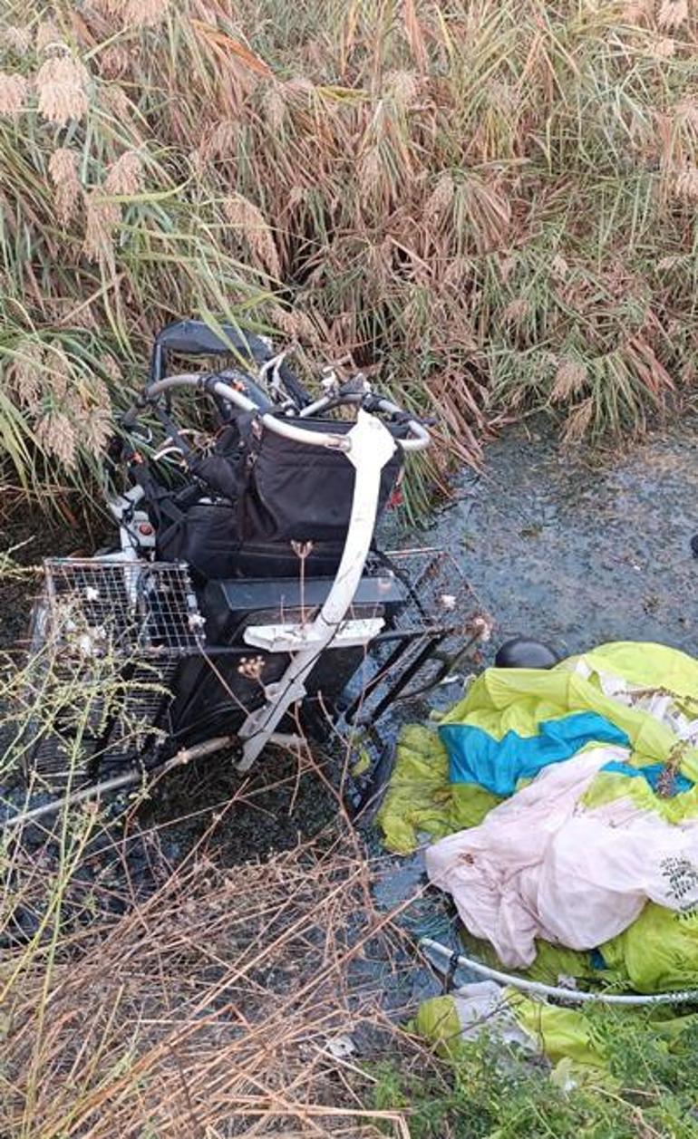 Mersin’deki polisevi saldırısında teröristlerin kullandığı paramotor parçaları ele geçirildi