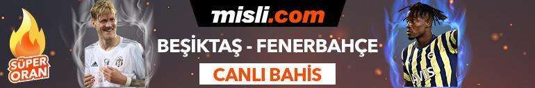 Beşiktaş-Fenerbahçe derbisi canlı bahis seçeneğiyle Misli.comda