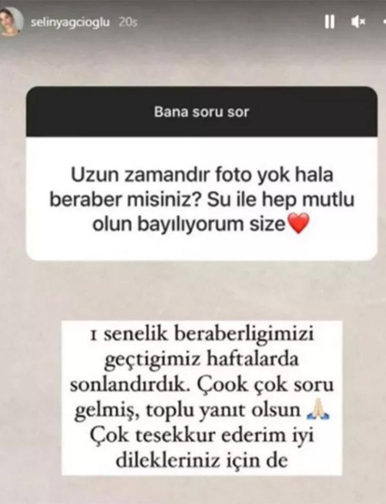 Selin Yağcıoğlundan Berk Atan ile barıştı iddialarına yanıt