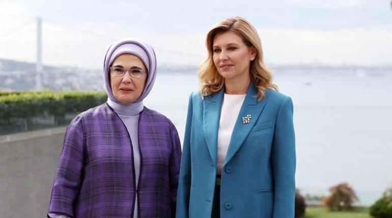 Sıfır Atık imzası Emine Erdoğan, Olena Zelenskayı İstanbulda ağırladı