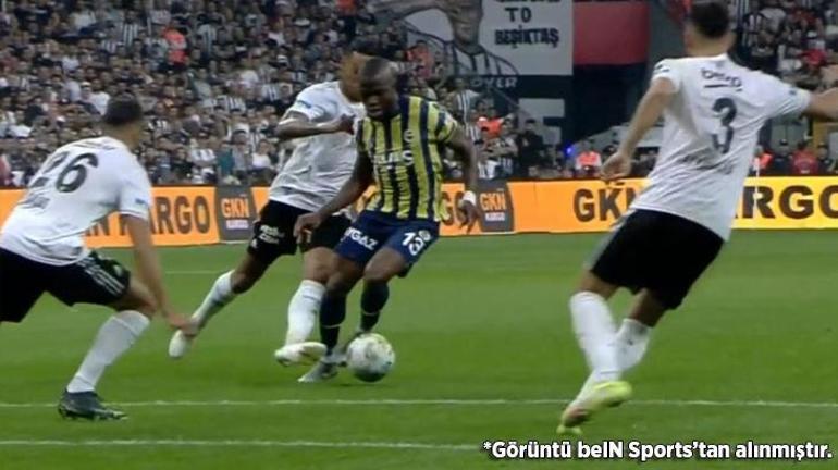 Hakem yorumcuları Beşiktaş - Fenerbahçe derbisindeki tartışmalı pozisyonları değerlendirdi El, rakibinin boğazında