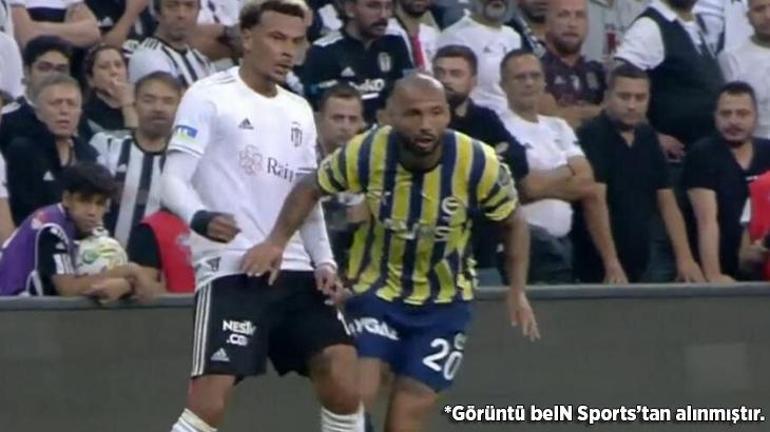 Hakem yorumcuları Beşiktaş - Fenerbahçe derbisindeki tartışmalı pozisyonları değerlendirdi El, rakibinin boğazında