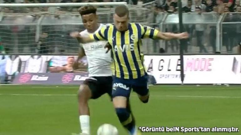 Hakem yorumcuları Beşiktaş - Fenerbahçe derbisindeki tartışmalı pozisyonları değerlendirdi El, rakibinin boğazında