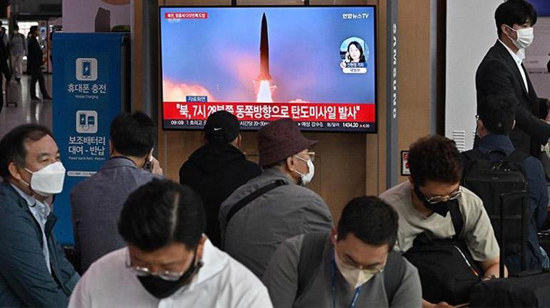Beş yıldır ilk kez: K﻿uzey Koreden Japonya üzerinden füze fırlattı