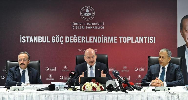 Bakan Soylu: İstanbulda 8 ilçede yeni yabancı kaydı yapılmayacak