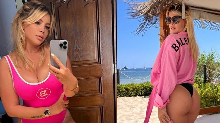 Wanda Nara gündemden düşmüyor Bu kez giydiği kıyafet ortalığı salladı