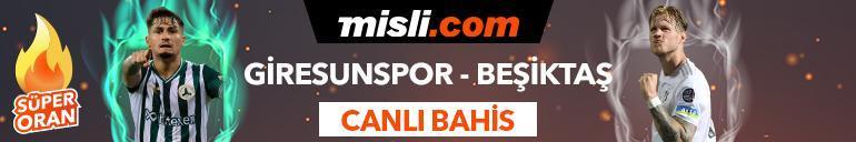 Giresunspor-Beşiktaş maçı Tek Maç, Süper Oran ve Canlı Bahis seçenekleriyle Misli.com’da