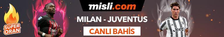Milan-Juventus maçı Tek Maç, Süper Oran, Canlı Bahis ve Canlı İzle seçenekleriyle Misli.com’da