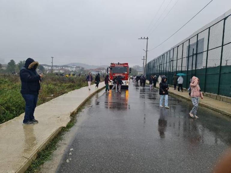 Düzcede doğal gaz çalışması, paniğe neden oldu