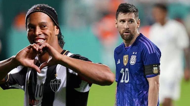 Ronaldinho ve Lionel Messi yıllar sonra aynı takımda