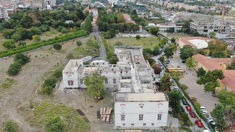 4 Ağustosta yangın çıkmıştı Balıklı Rum Hastanesinde tadilat başladı