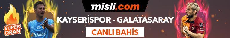 Kayserispor-Galatasaray maçı canlı bahis seçeneğiyle Misli.comda