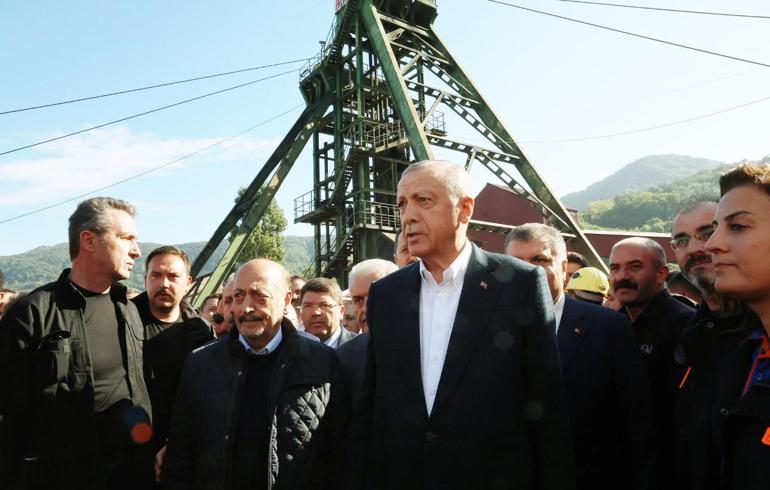 Cumhurbaşkanı Erdoğan facia bölgesinde Madendeki son işçimize de ulaştık