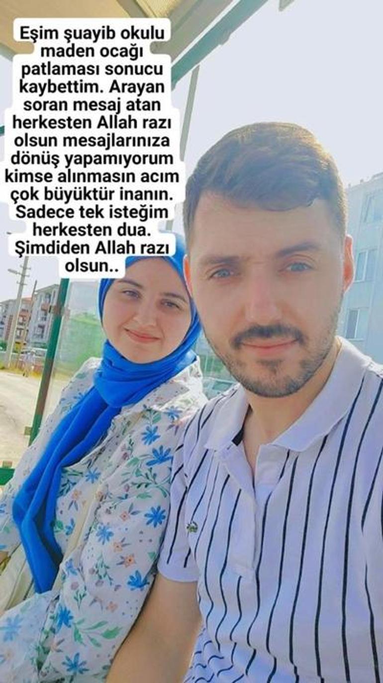 Madenci eşinden yürek yakan paylaşım Hiç aklıma gelmezdi