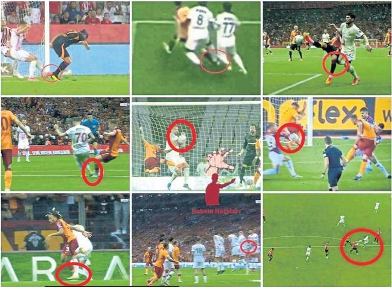 Galatasarayın VAR isyanı 6 maçta 9 pozisyon