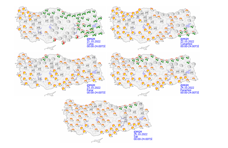 Meteorolojiden çok sayıda il için sarı alarm