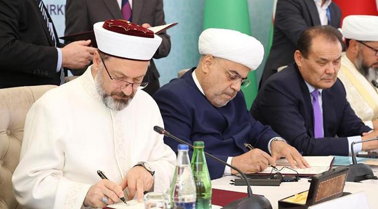 TDT üye ülkeleri Diyanet İşleri ve Dini İdare Başkanları arasında iş birliği protokolü imzalandı