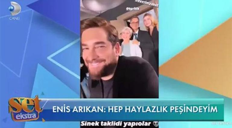 Enis Arıkandan set paylaşımı: Feride Hanıma bir şey oldu