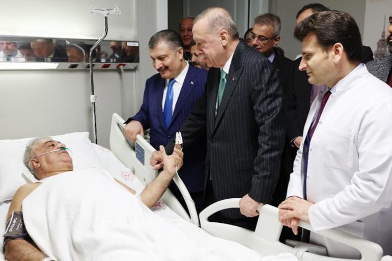 Cumhurbaşkanı Erdoğandan Binali Yıldırıma geçmiş olsun ziyareti