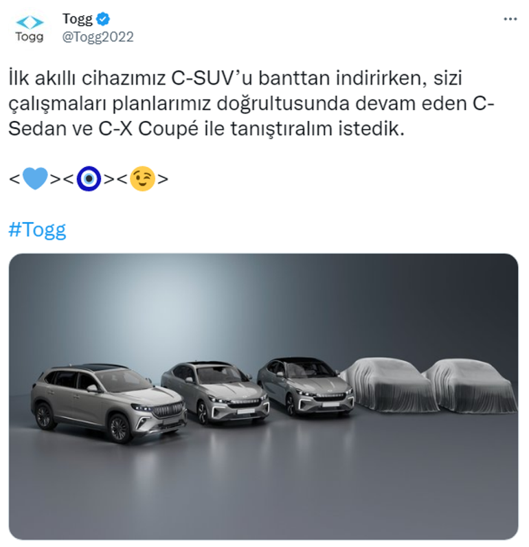 Heyecanlandıran paylaşım İşte Toggun iki yeni modeli