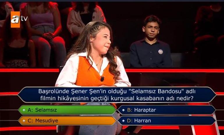 Kim Milyoner Olmak İster’e damga vuran Şener Şen sorusu Seyirci, yarışmacıyı yanılttı