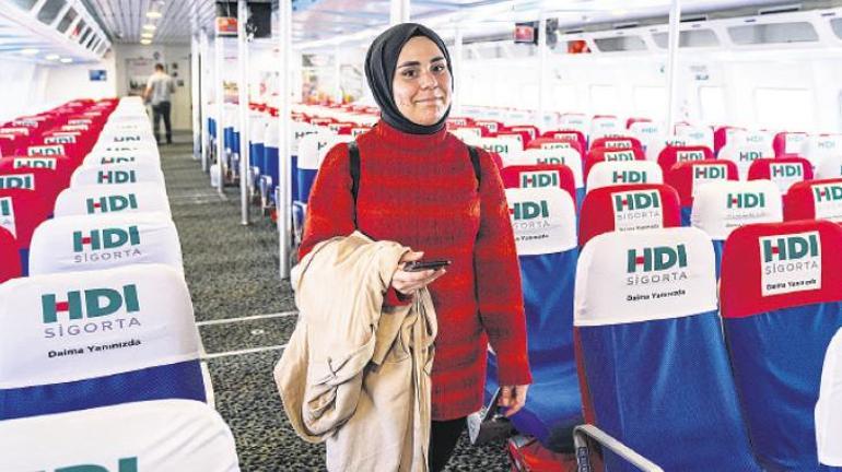 Denizden 50 dakika karadan 1.5 saat