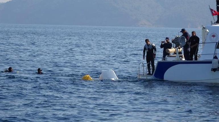 Çanakkale Boğazında 350 metrekare hayalet ağ çıkartıldı