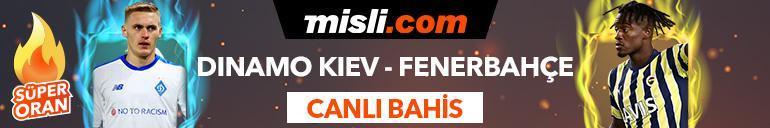 Dinamo Kiev-Fenerbahçe maçı canlı bahis seçeneğiyle Misli.comda