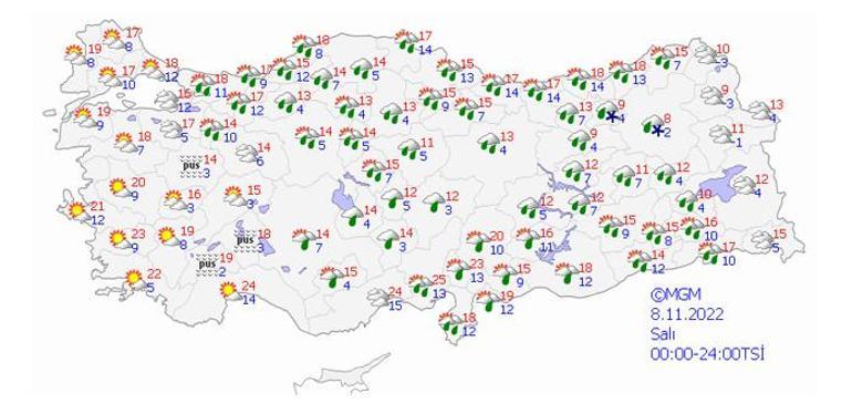 Meteorolojiden peş peşe uyarılar Çok kuvvetli olacak