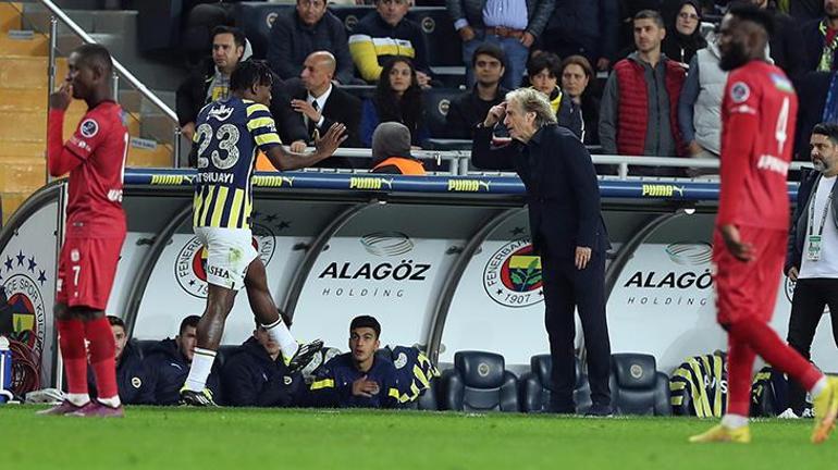 Fenerbahçede Jorge Jesus kenarda çıldırdı Michy Batshuayi 10 yıl sonra kırmızı kart gördü