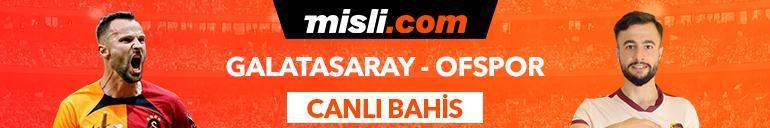 Galatasaray-Ofspor maçı Tek Maç, Süper Oran ve Canlı Bahis seçenekleriyle Misli.com’da