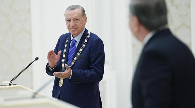 Cumhurbaşkanı Erdoğana Yüksek Düzeyli İmam Buhari Nişanı