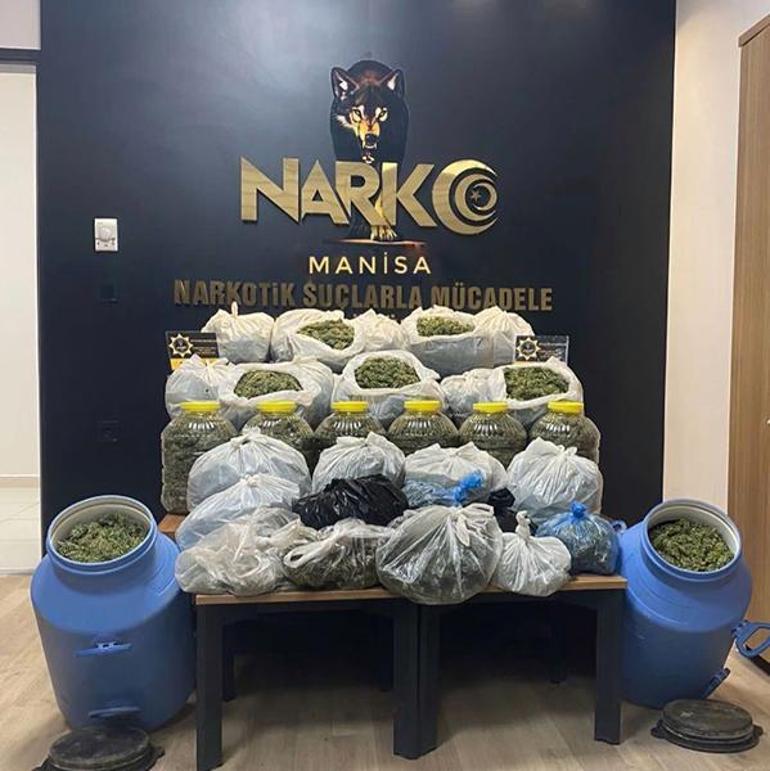 Manisa polisinden 2 ilde uyuşturucu operasyonu 3 kişi tutuklandı