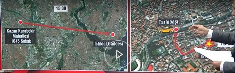 İstiklal Caddesindeki saldırının şifreleri İşte hainin kaçış rotası